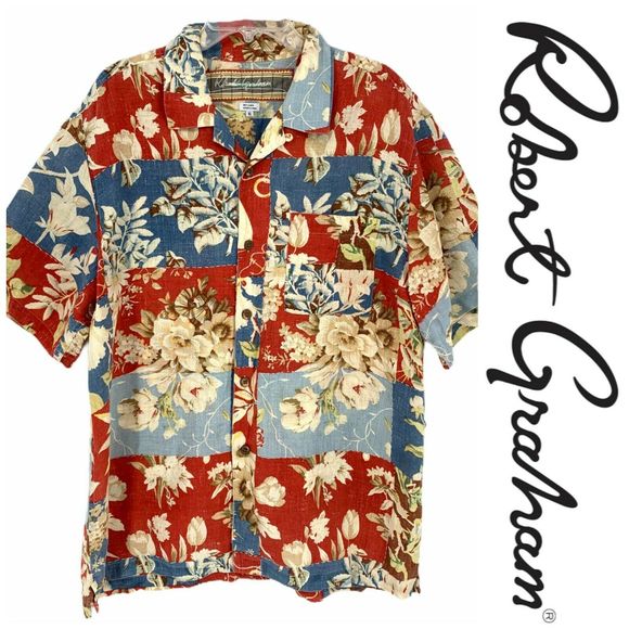 Robert graham hawaiian shirt Clearance